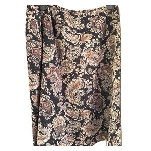 Women’s paisley skirt Size 14